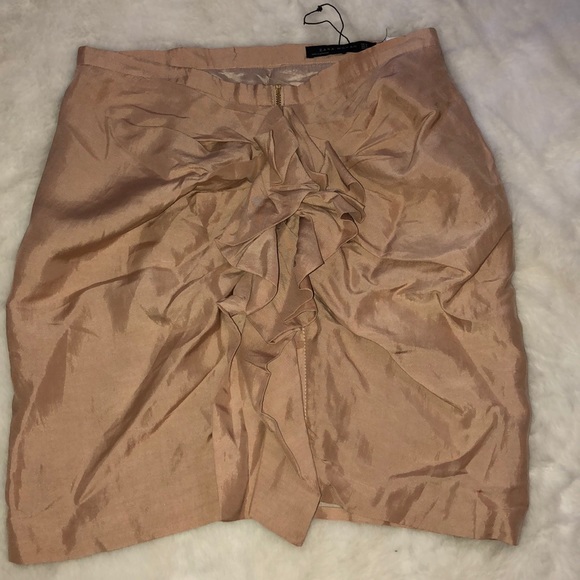 Zara woman cream skirt - Picture 1 of 8